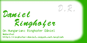 daniel ringhofer business card